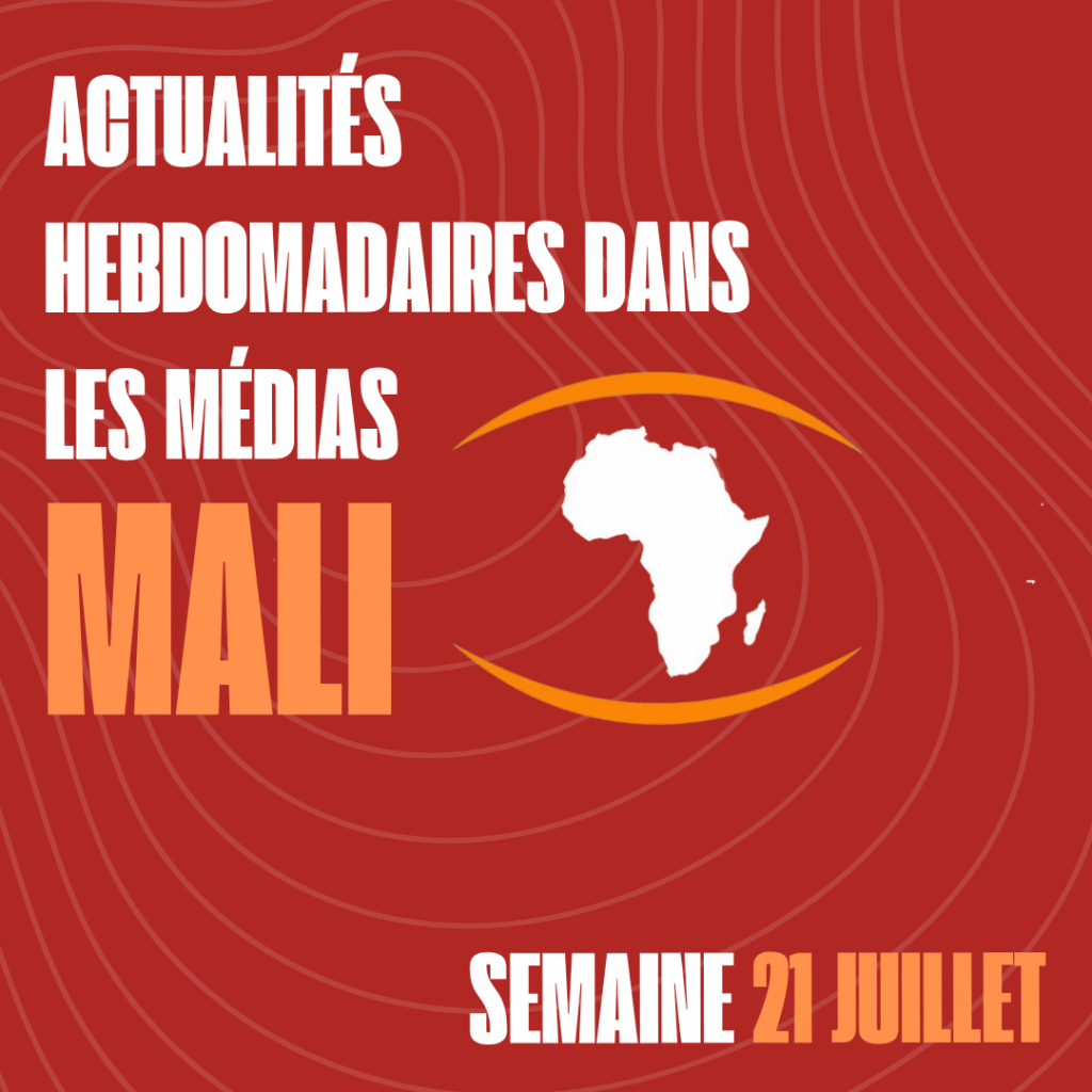 Actualités du 21 Juillet