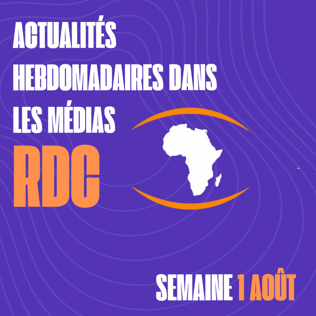 Actualités du 1 Août