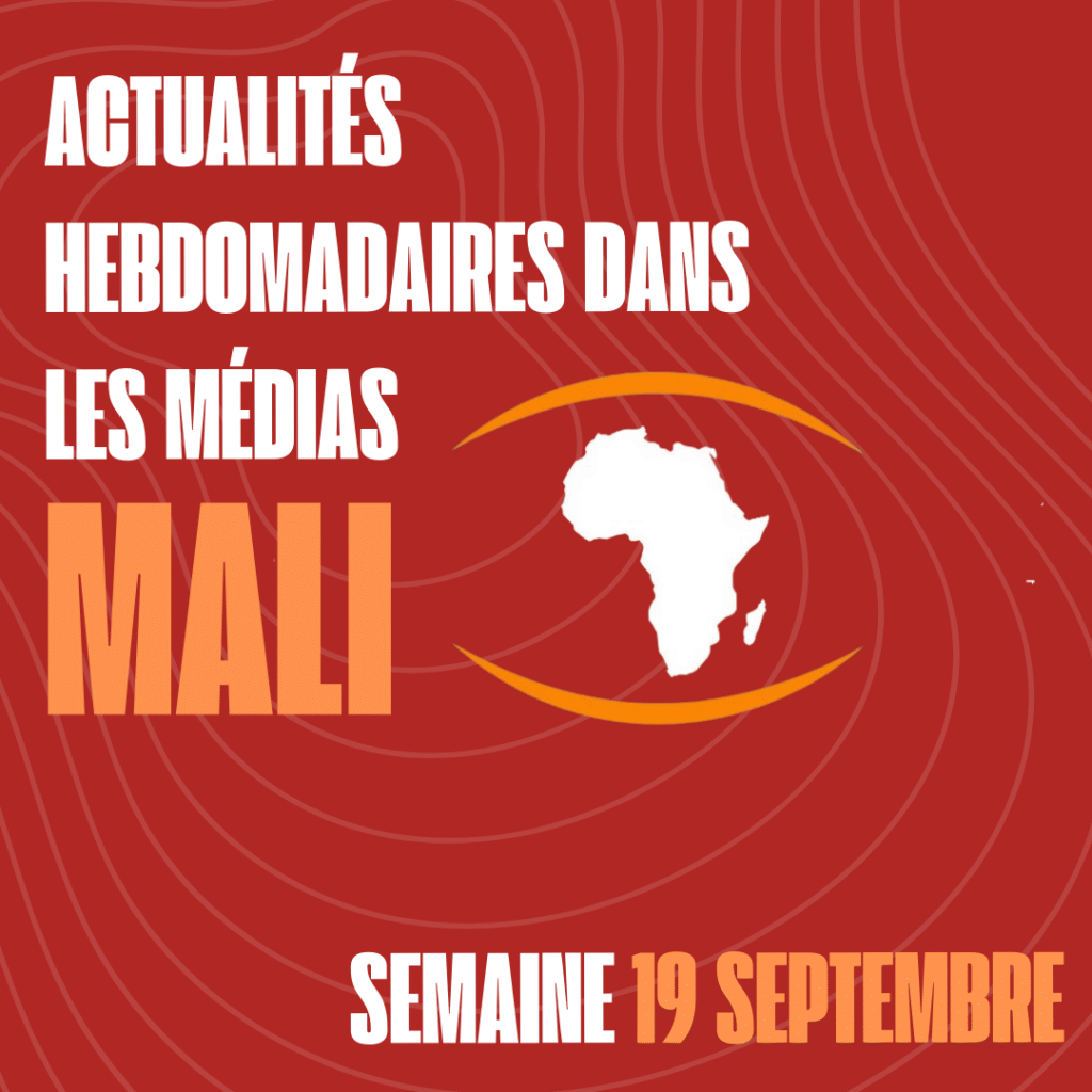 Actualités du 19 Septembre