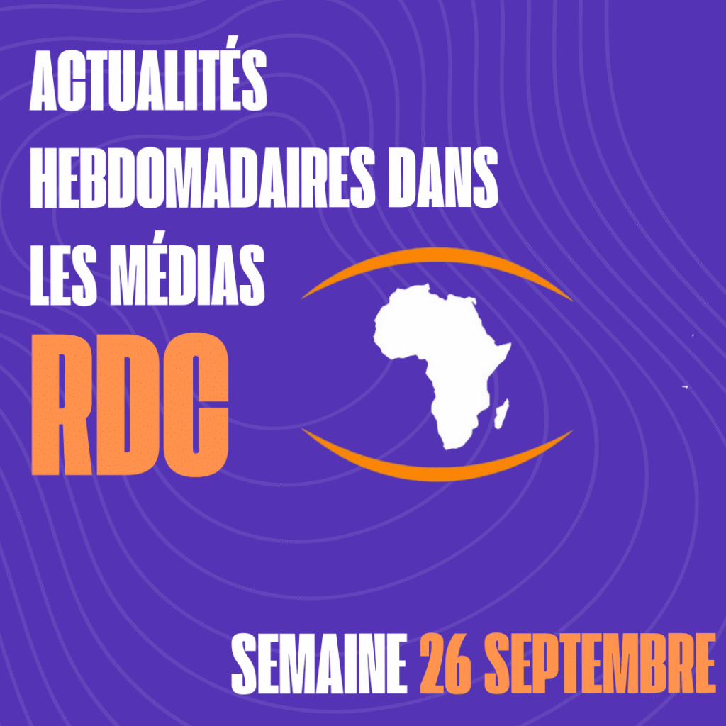 Actualités du 26 Septembre