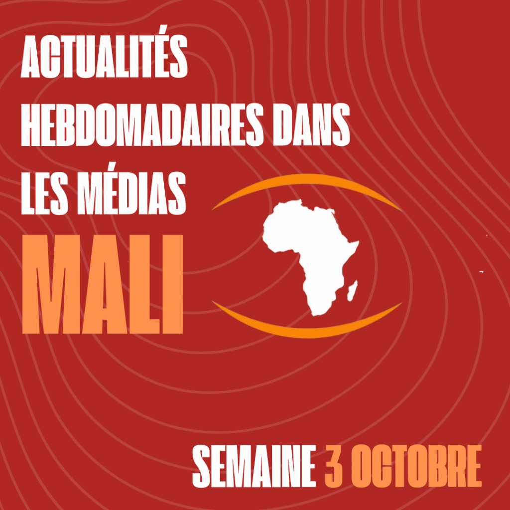 Actualités du 3 Octobre