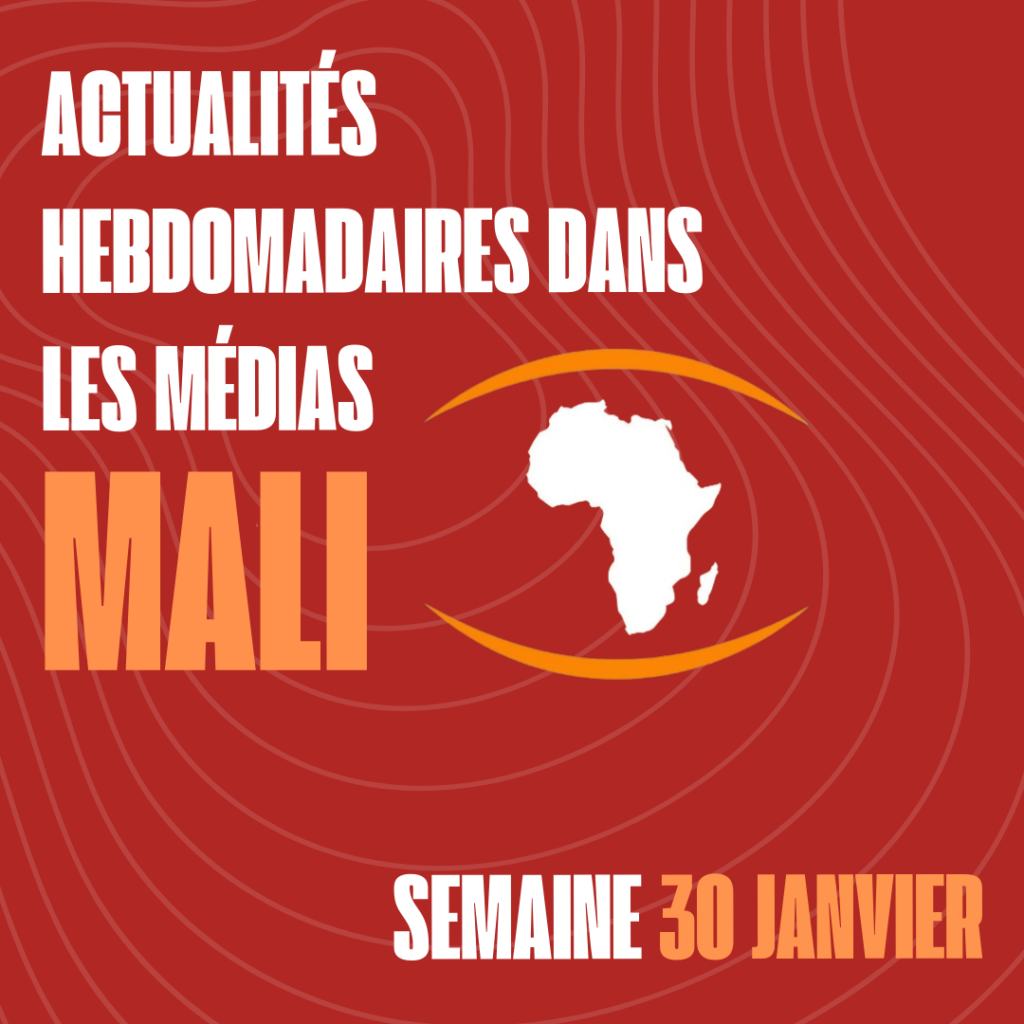 Actualités du 30 Janvier