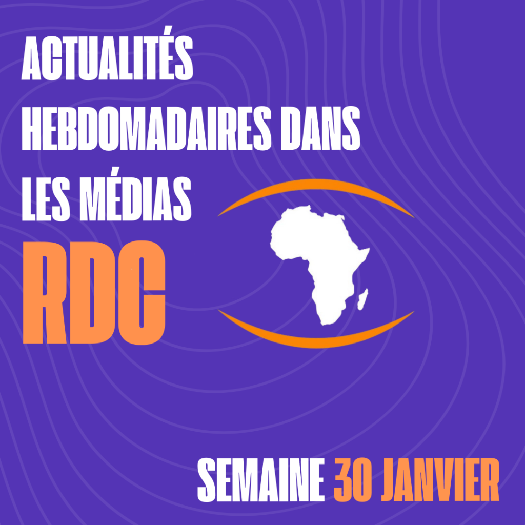 Actualités du 30 Janvier