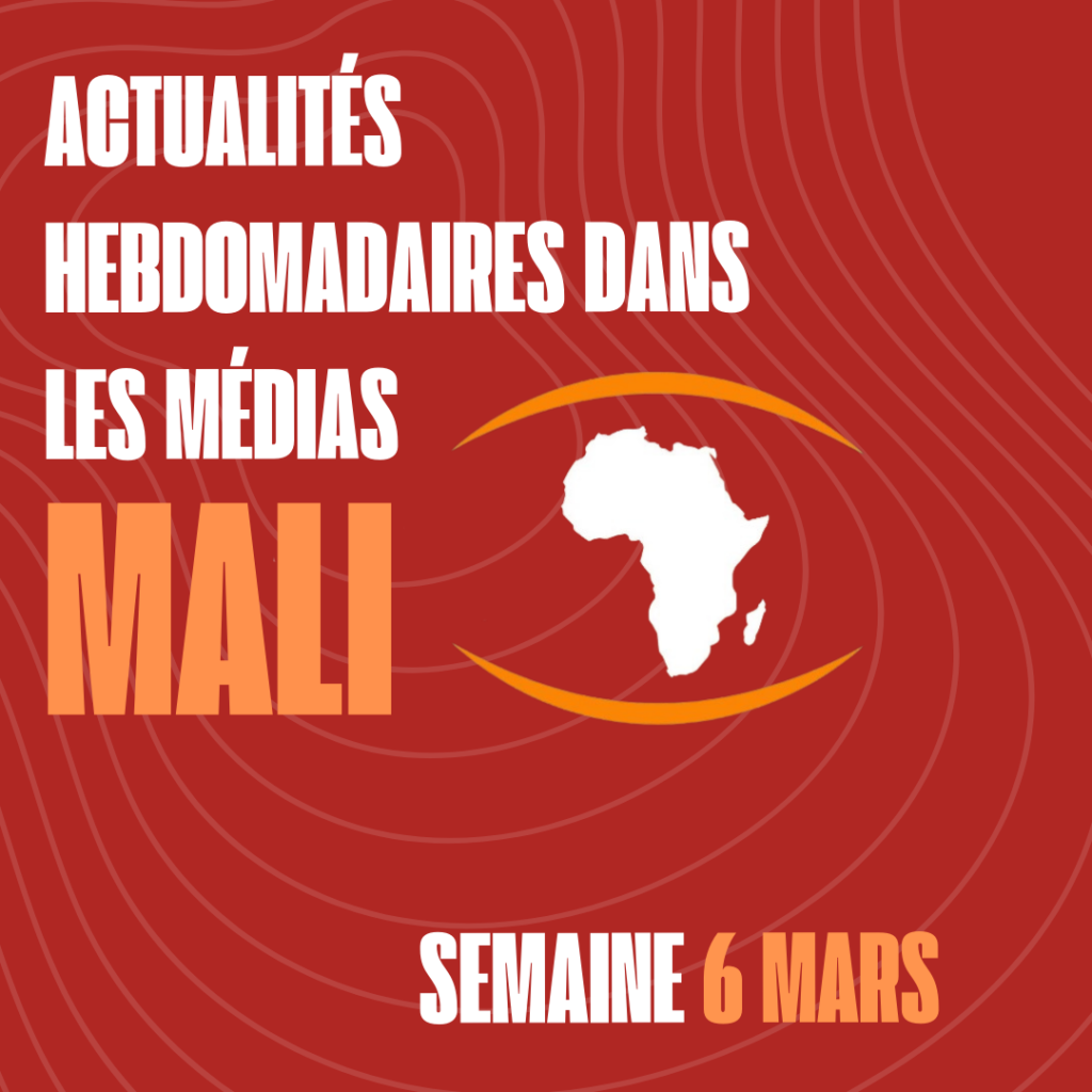 Actualités du 6 Mars