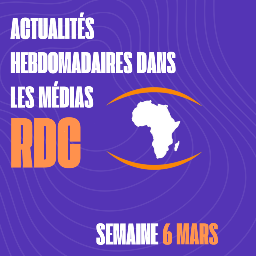 Actualités du 6 Mars