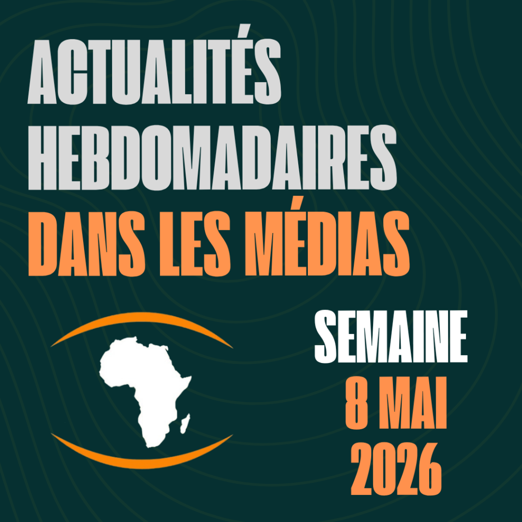 Actualités de la semaine du 8 Mai
