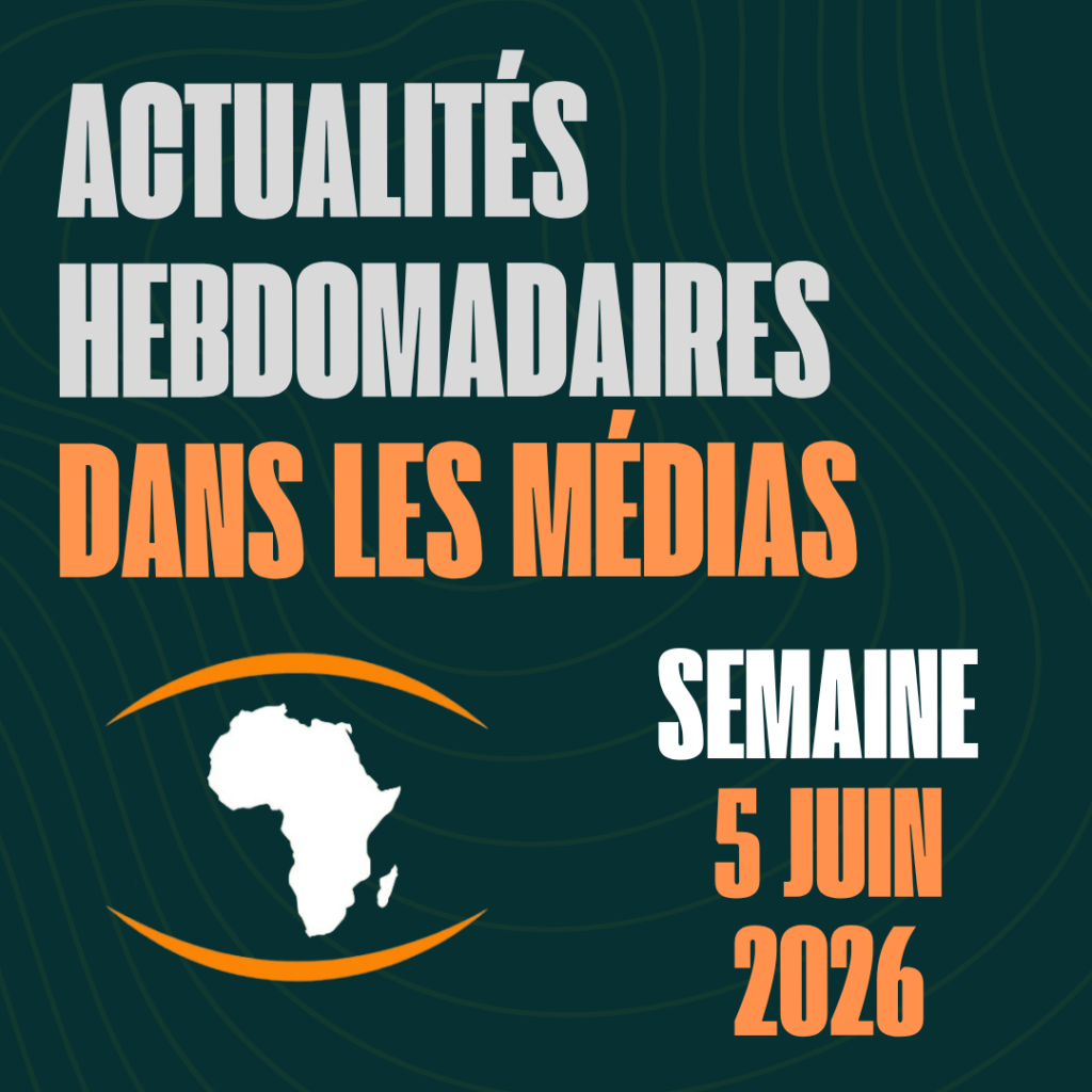 Actualités de la semaine du 5 Juin